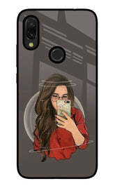 Selfie Queen Redmi Y3 Back Cover